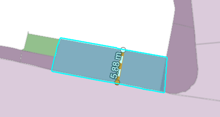 Allume pavement width 5.88m